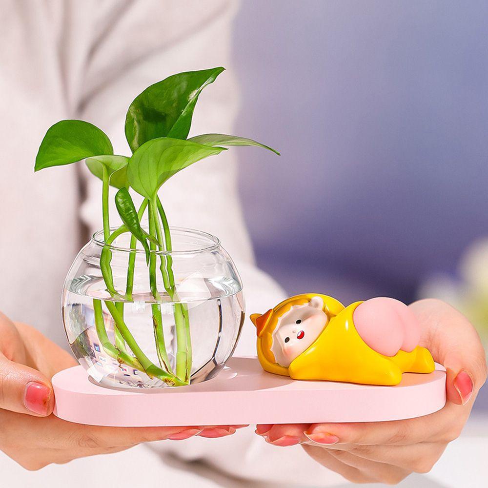 Chậu Hoa Thủy Canh Trang Trí Phòng Khách / Văn Phòng
