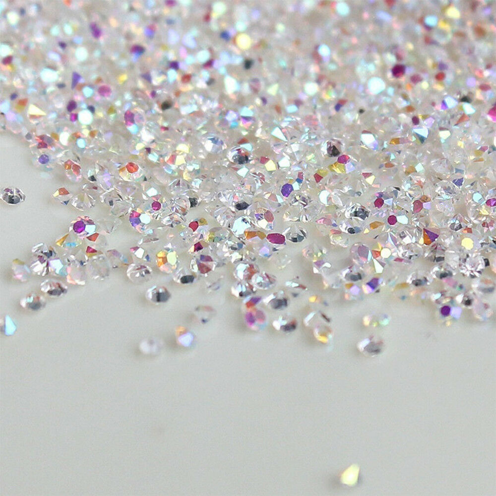 [Hàng mới về] Túi gồm 1000 hạt đá 3D lấp lánh trang trí cho móng tay