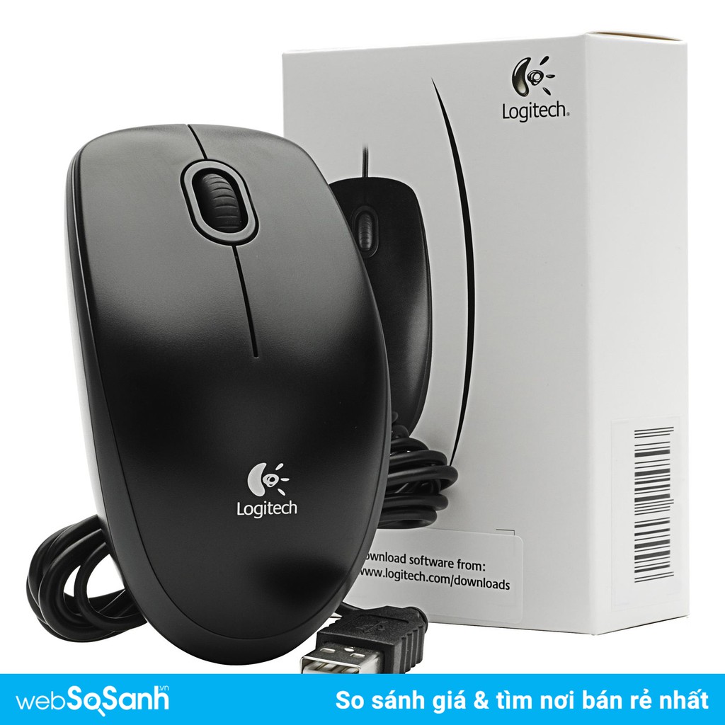 Chuột Máy Tính Logitech B100- Chính Hãng Logitech bảo hành chính hãng