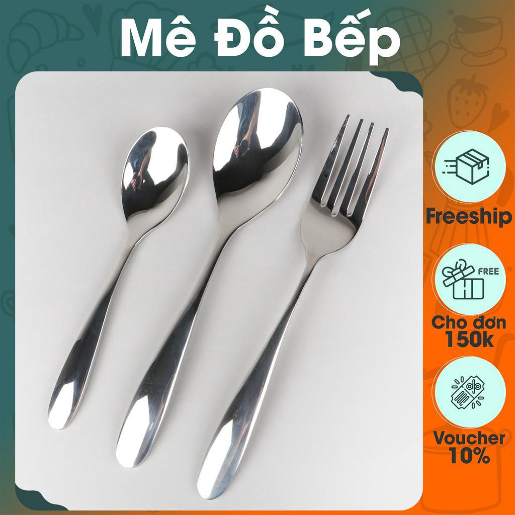 Muỗng Nĩa Bam House inox 304 trăng cao cấp MVS04