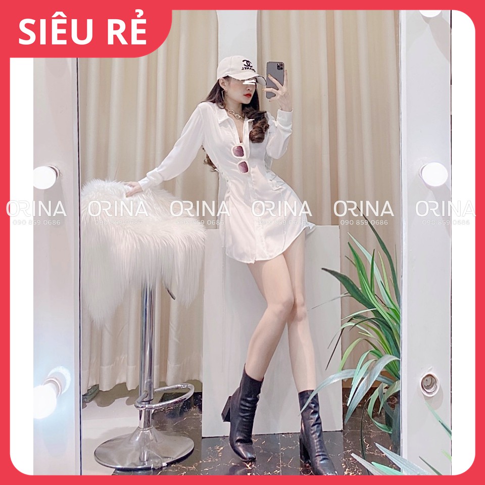 Áo váy somi xích sườn nữ Orina - Hàng Loại 1, Chất Đẹp - Giá tốt - 100% ảnh Orina Tự Chụp