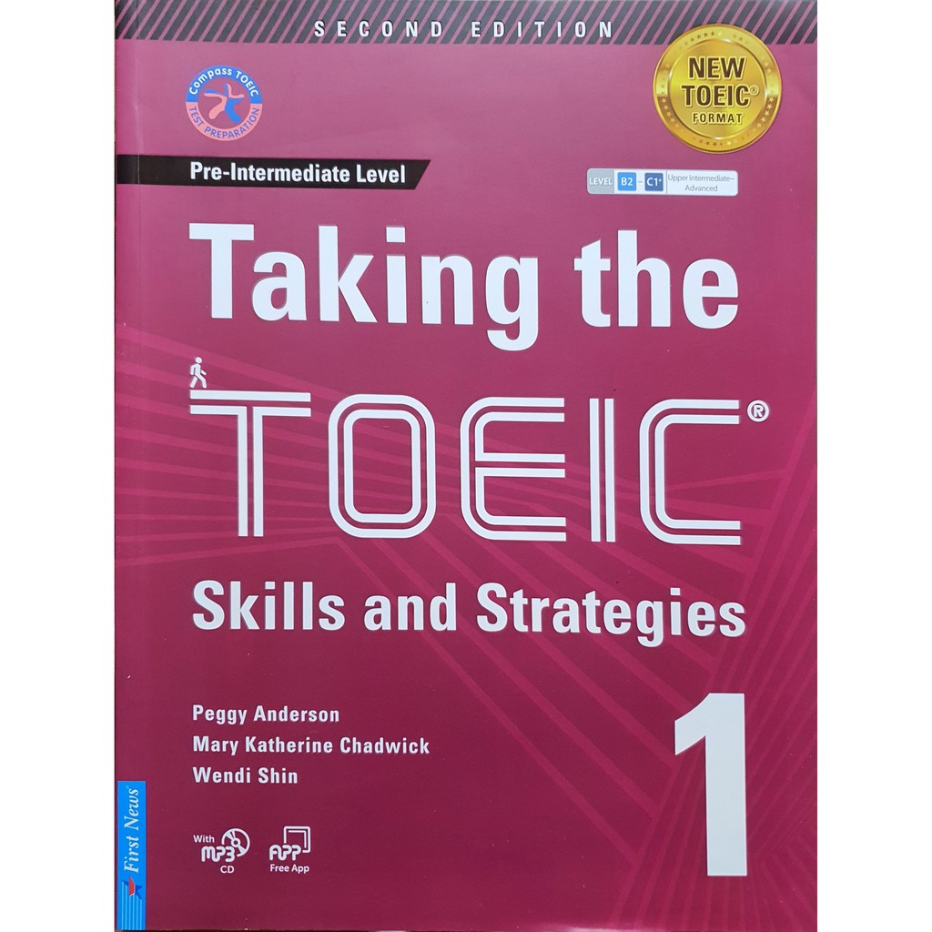 Sách - Combo 2 Cuốn Taking The TOEIC - Skills and Strategies 1 + 2 (Kèm 1MP3)