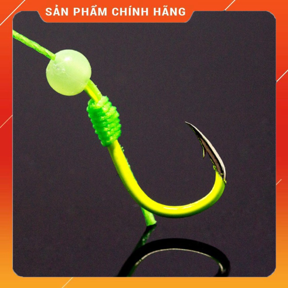 Hộp 4 lưỡi câu cá, lưỡi lăng xê (lancer) xanh chất lượng đủ kích thước LC-3 - chuyendocau