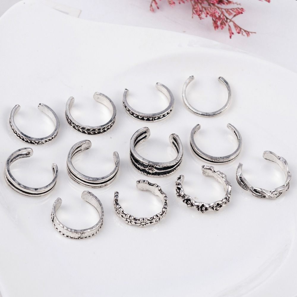 Nhẫn Ngón Chân Hình Hoa Phong Cách Retro | BigBuy360 - bigbuy360.vn