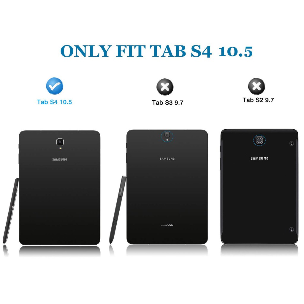 Bao da bảo vệ kiêm giá đỡ cho máy tính bảng Samsung Galaxy Tab S4 10.5 Inch