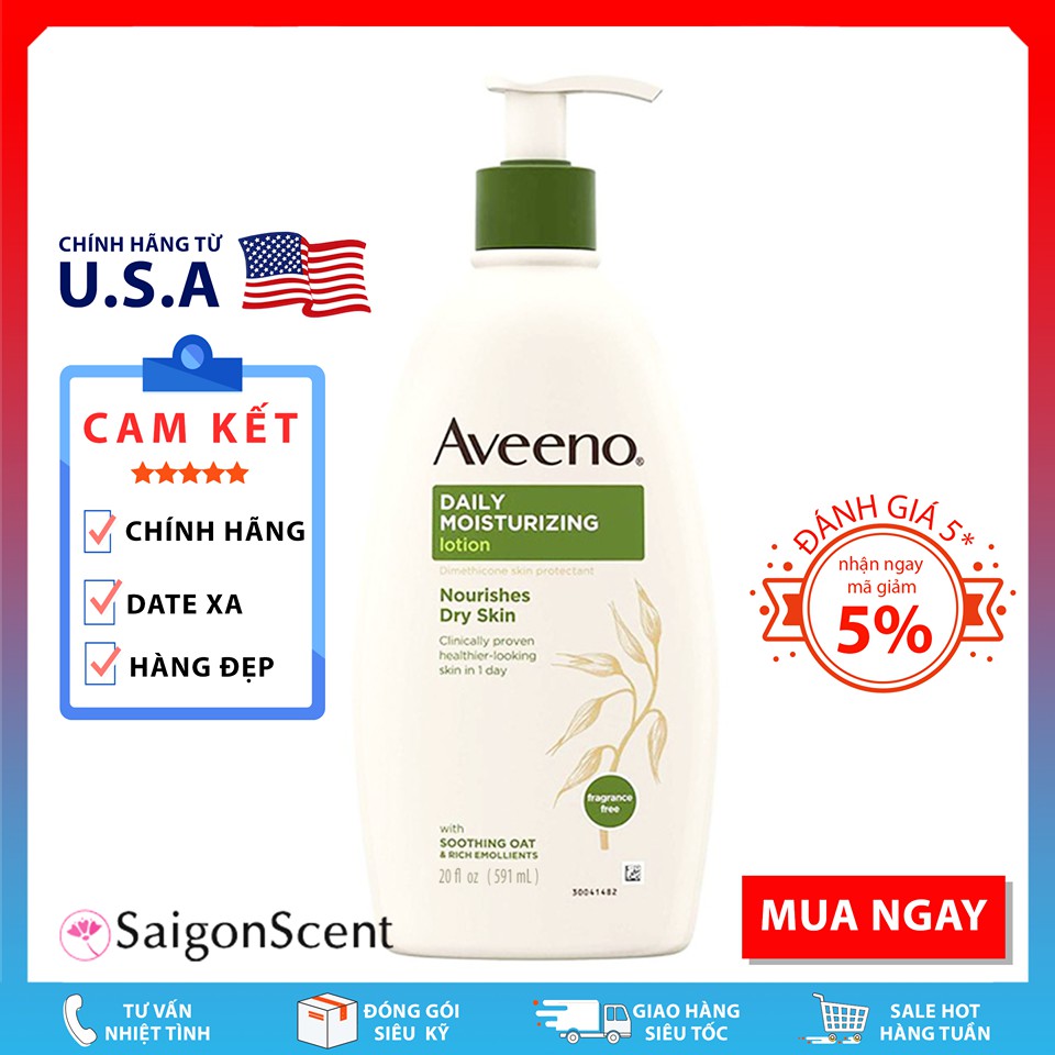 Dưỡng thể Aveeno Daily Moisturizing Lotion