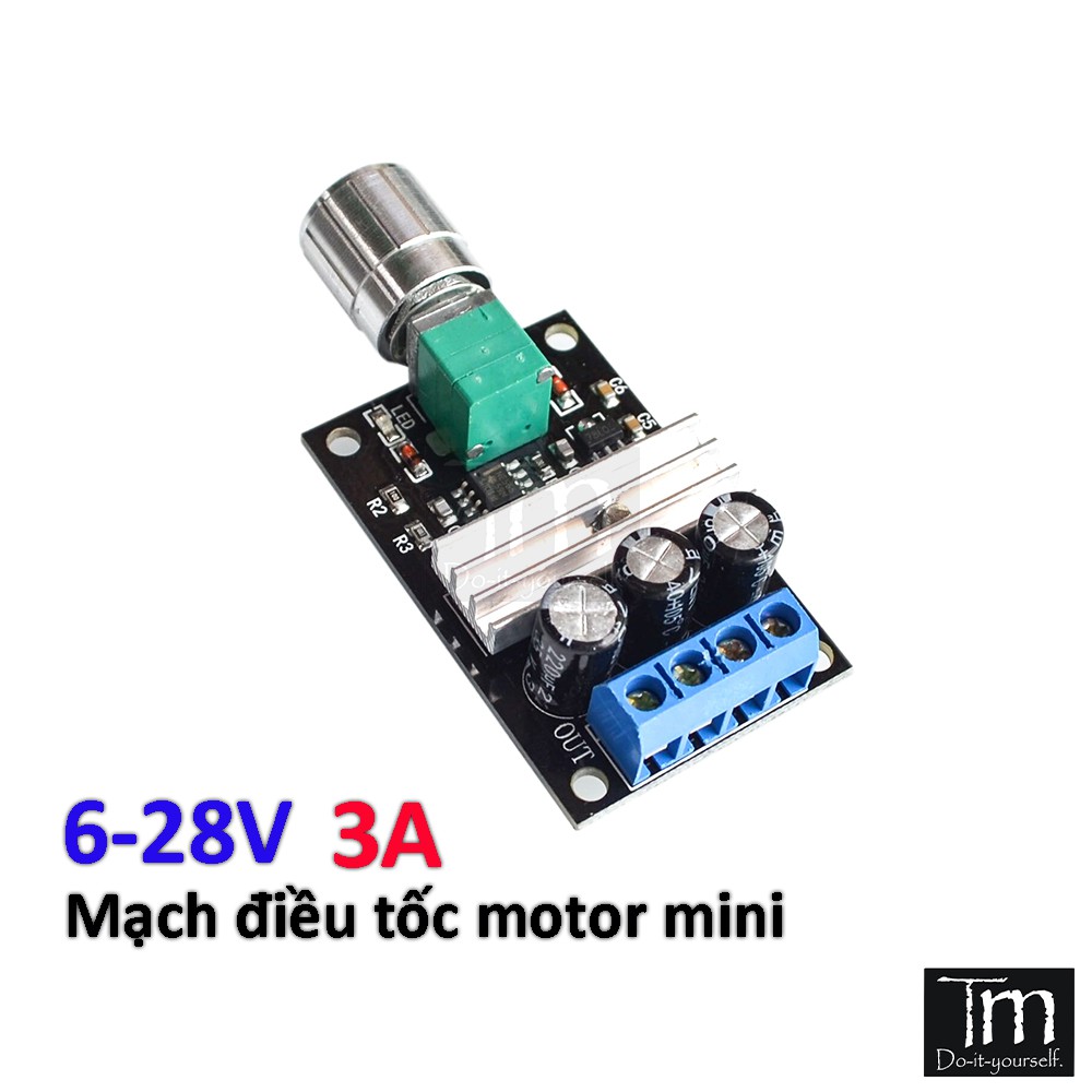 Mạch Điều Tốc Động Cơ PWM 6V-28V 3A