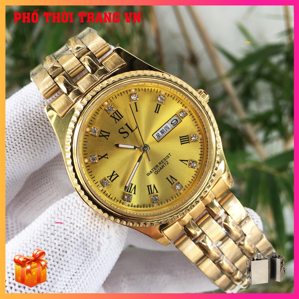 Đồng hồ nam SL 3142G , dây thép 316L, full box , thẻ bảo hành 3 năm, mặt Sapphire chống nước, chống xước | BigBuy360 - bigbuy360.vn