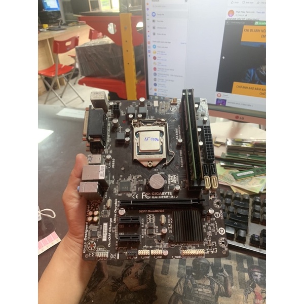 Combo văn phòng Mainboard H81 + I5 4590/4570/4560 + 4gb. Hàng tháo máy, bảo hành 1 tháng