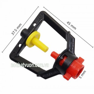 Béc - 10 béc tưới phun mưa tỏa tròn chống tắc 360 độ - VPM013