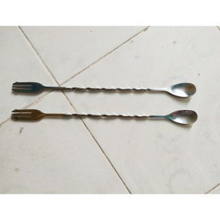 Thìa khuấy bar dài 32cm inox và 26cm (Giá 1 cái)