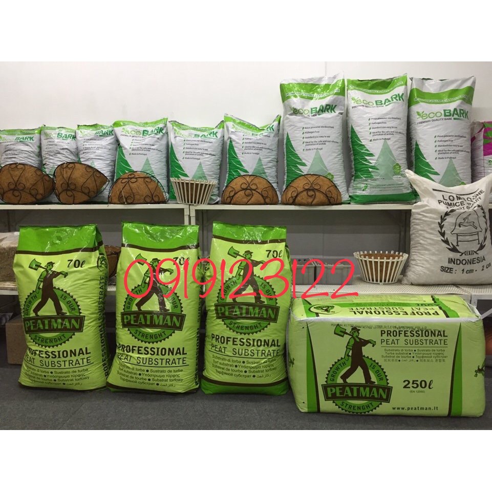 Giá thể Peatman 70 lít khoảng 16-+0.5kg