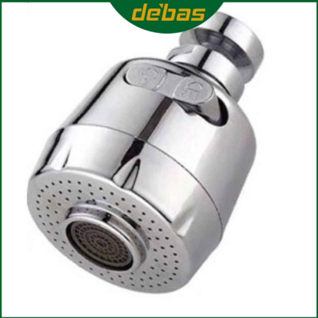 Đầu nối vòi rửa bát dây lò xo inox 304 cố định được xoay 360 độ tăng áp 2 chế độ nước đầu vòi rửa bát Debas