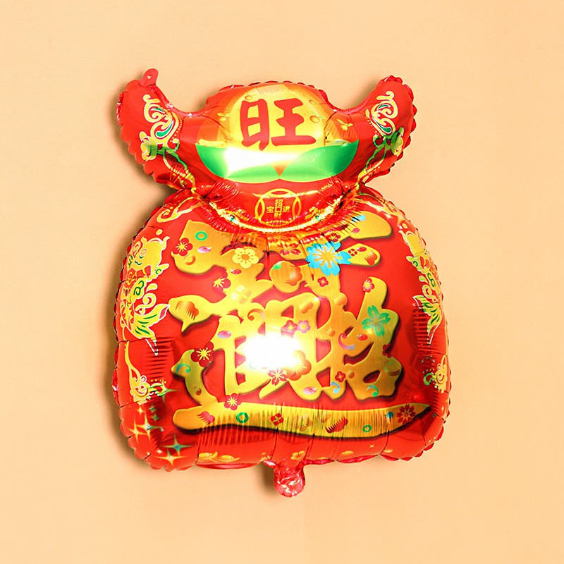 Bong Bóng Trang Trí Tết Hầu Bao 65*58cm
