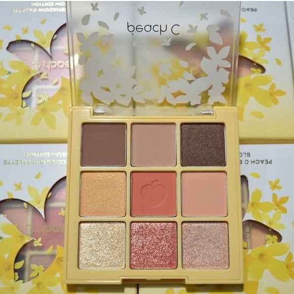 Bảng Phấn Mắt 9 Màu Siêu Xinh Peach C Eyeshadow Palette Blossom Edition 66g