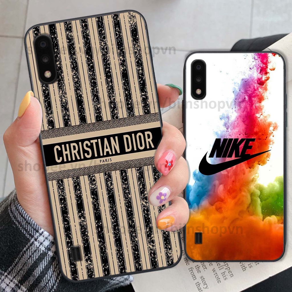 Ốp Samsung A01 / A02 in hình thương hiệu nhiều màu sắc thể thao cá tính thời trang