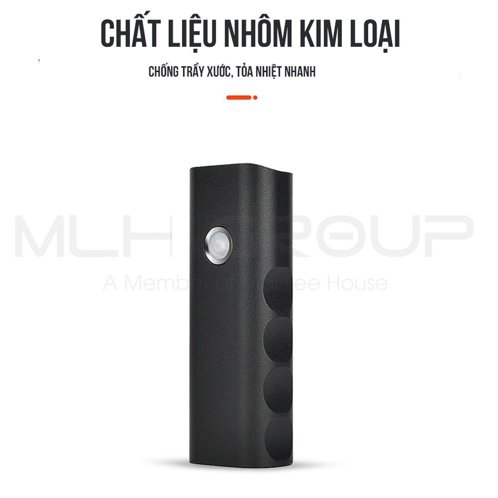 Đèn Pha Trước Xe Đạp Siêu Sáng Sạc Điện Usb Với Ánh Sáng Mạnh Chống Nước Nhỏ Gọn Nhiều Chế Độ Sáng Tiện Dụng MLH