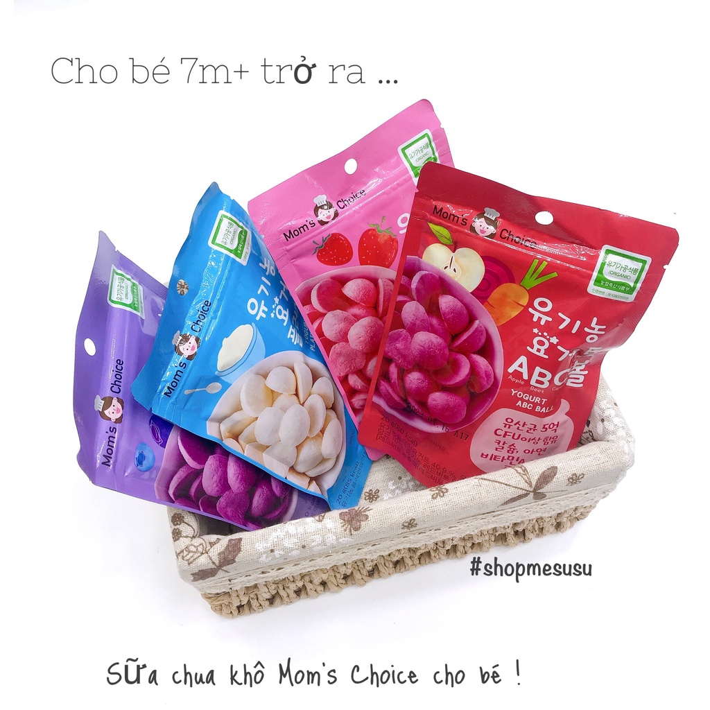 Sữa chua khô Well&amp;Goods ( Mom's Choice) cho bé từ 7m