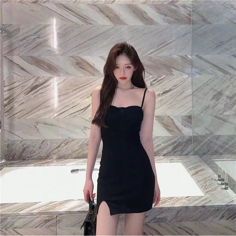 Váy hai dây bó eo body xẻ đùi ngựa vằn siêu sexy siêu quyến rũ vải đẹp V017 hot giá tốt chất lượng sexy đi tiệc nổi bật | BigBuy360 - bigbuy360.vn