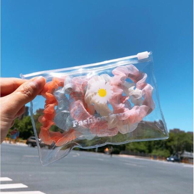 Sét 5 Dây Buộc Tóc Siêu Xinh ( Túi Zip)