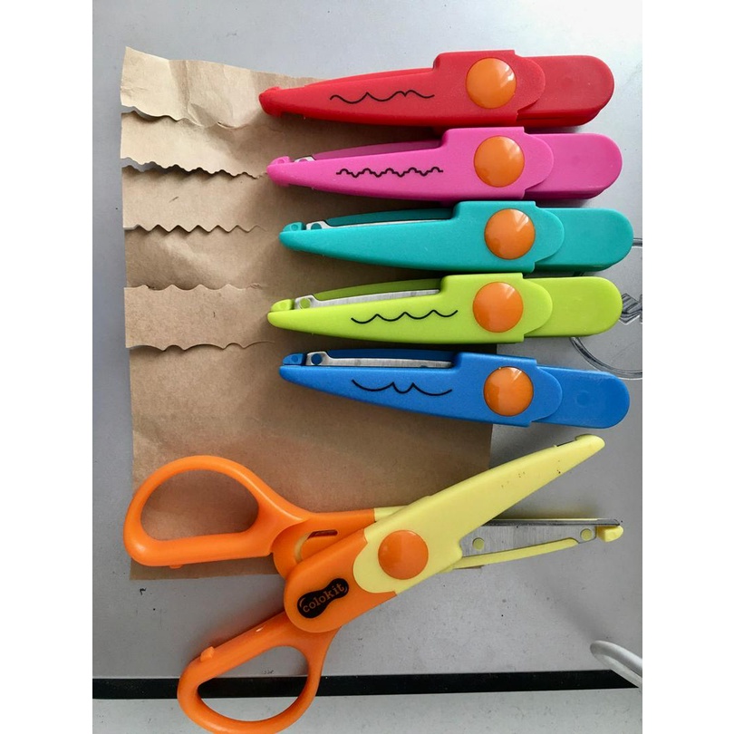 Kéo cắt 6 lưỡi tạo vân sóng siêu đẹp