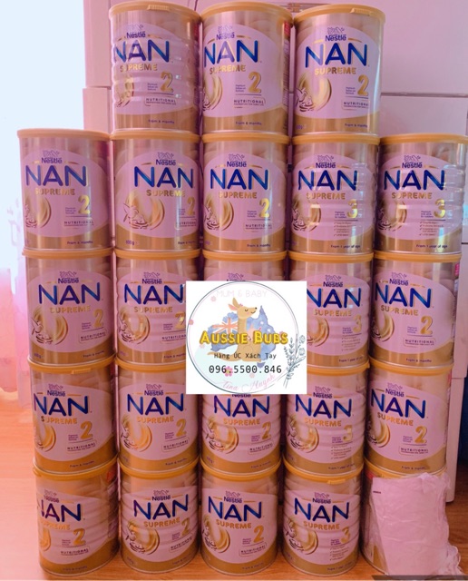 [ CÓ SẴN + BILL ] Sữa Nan Supreme Úc số 2-3 ( 800g)