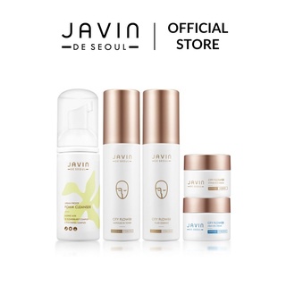 Bộ 5 sản phẩm chăm sóc da mặt mini Hàn Quốc Javin De Seoul City Flower Travel Kit