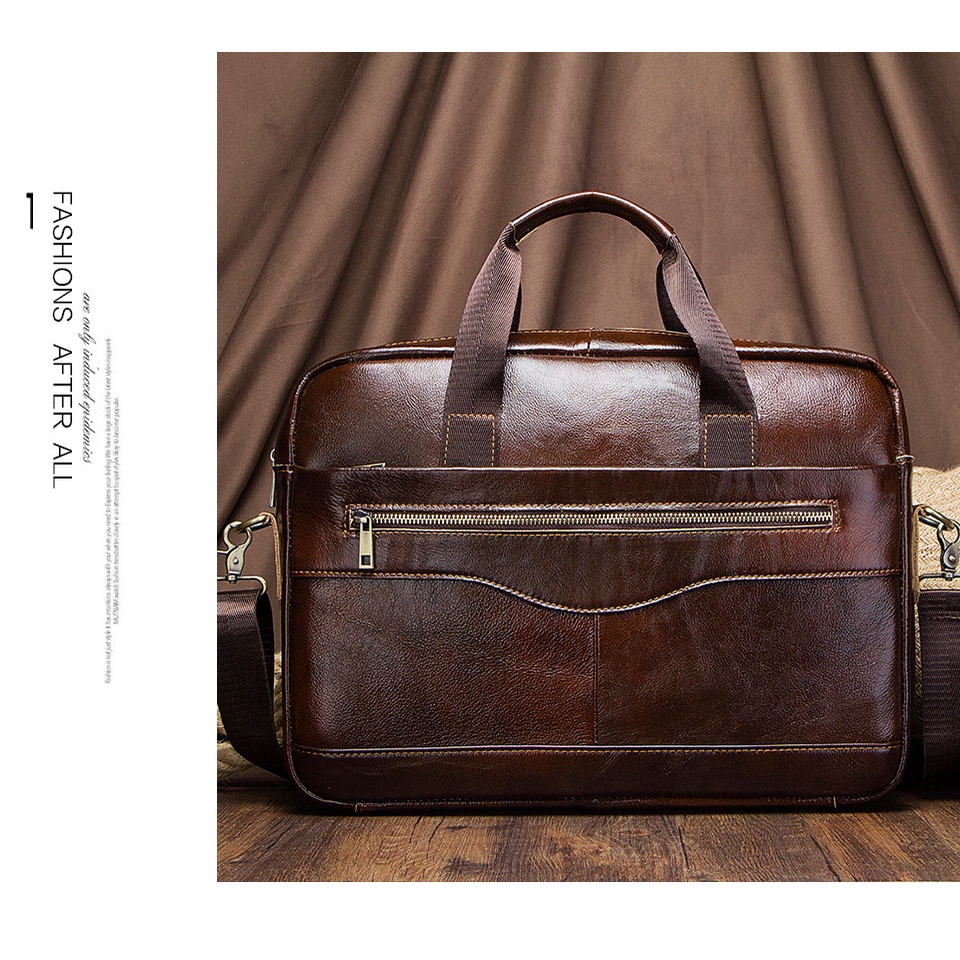 Cặp Da Đeo Chéo Thời Trang Cho Nam 14 '' | BigBuy360 - bigbuy360.vn