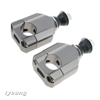 2x 28mm 1 1/8" handlebar riser mount clamps motorcycle dirt bike atv