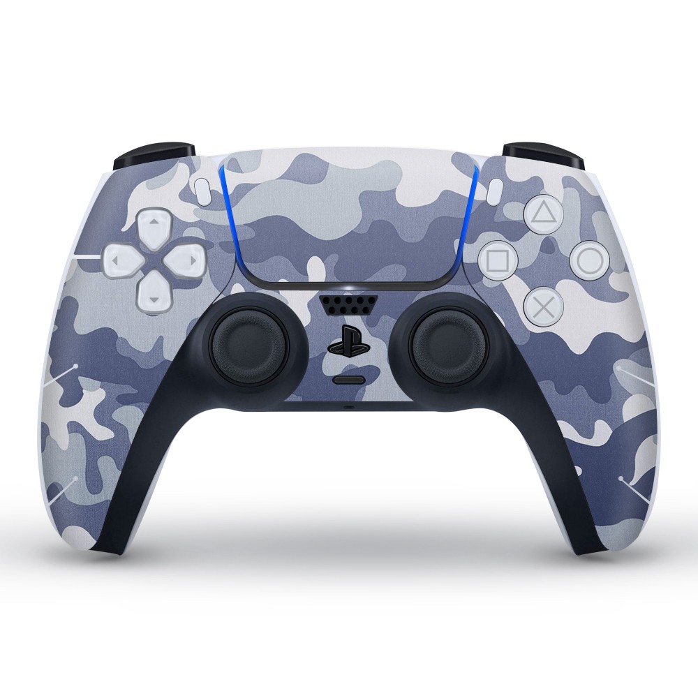 Data frog camouflage skin sticker cho ps5 gamepad cần điều khiển bảo vệ decal bìa cho bộ điều khiển playstation 5 phụ kiện trò chơi