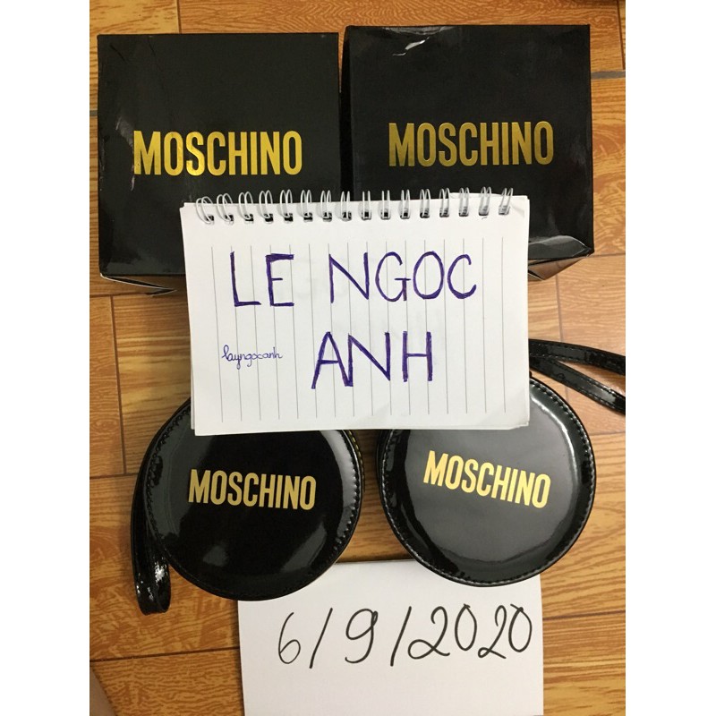 [SẴN] Túi Pouch MOSCHINO - Chính Hãng