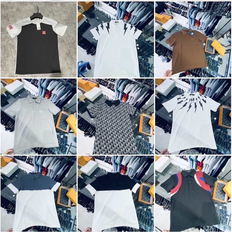 Áo polo thời trang nam, Áo có cổ mùa hè btshop 45-80kg