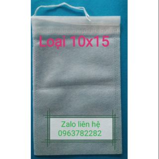 100 Túi lọc trà có dây kích thước 10x15 cm