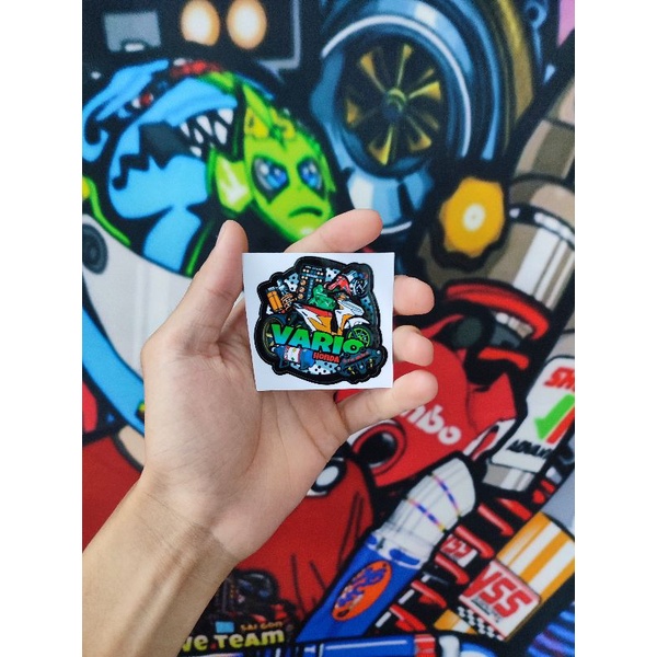 Decal Tem Honda Vario kiểu Thái Lan