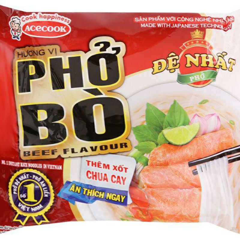 Combo 3 gói phở gà,bò Đệ nhất gói 65g | BigBuy360 - bigbuy360.vn