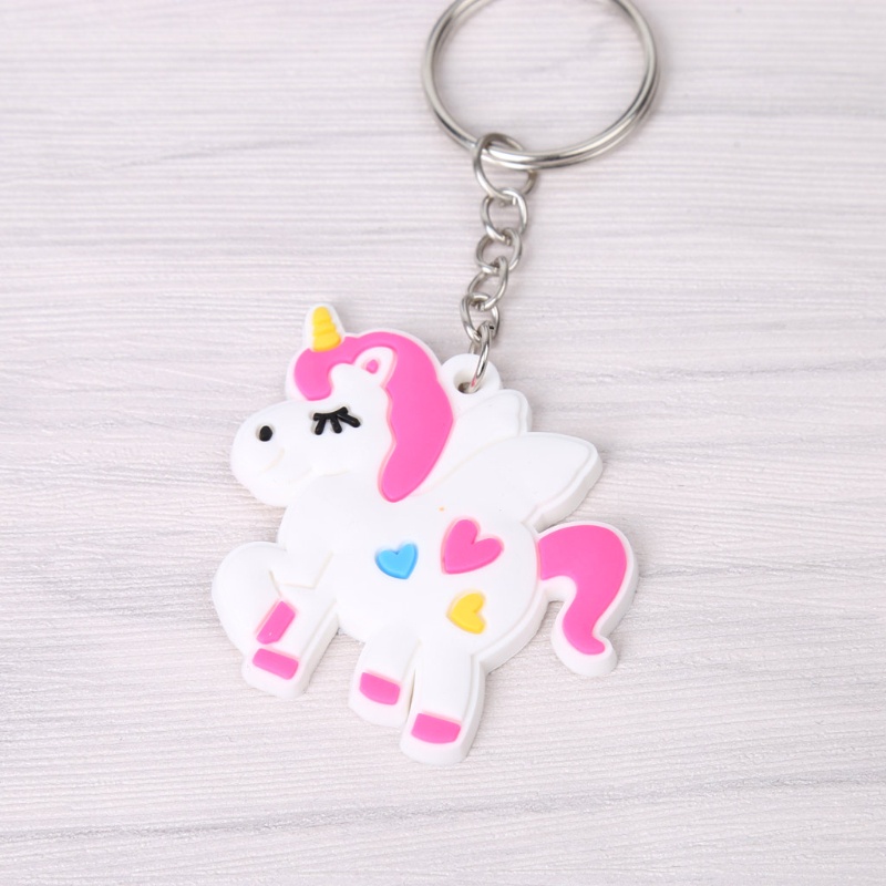 Móc Khóa Nhựa PVC Hình Kỳ Lân Dễ Thương