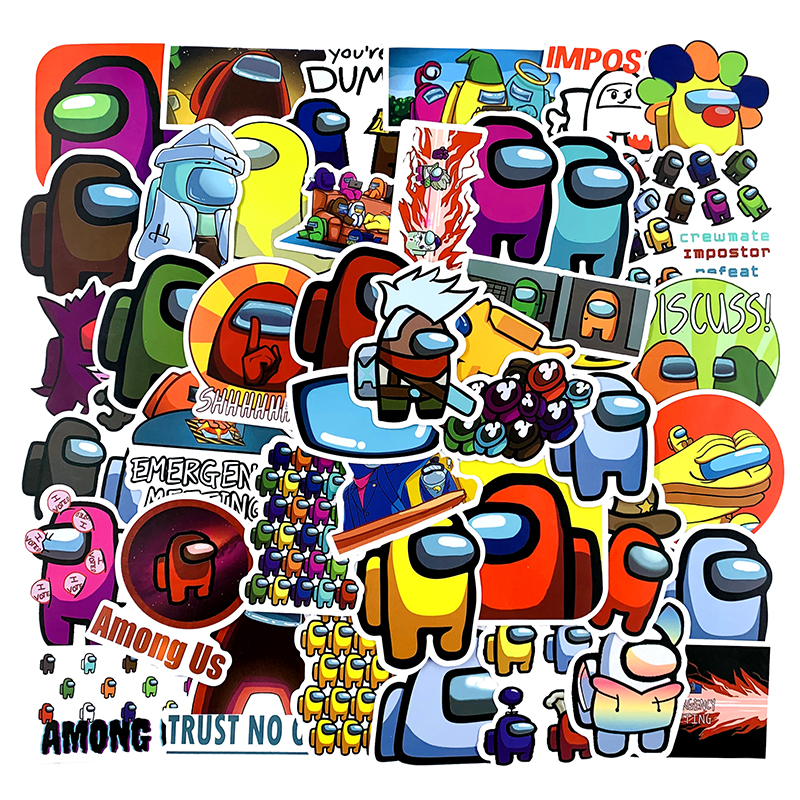 Set 50 Hình Dán Chữ Chống Thấm Nước Dùng Để Trang Trí