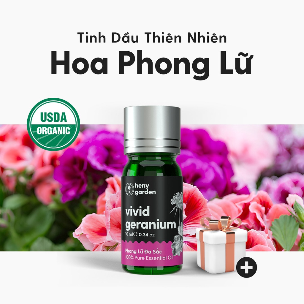 Tinh Dầu Phong Lữ (Hoa The Mát) Organic Thiên Nhiên Nguyên Chất Đậm Đặc Xông Thơm Phòng, Làm Nến Thơm HENY GARDEN