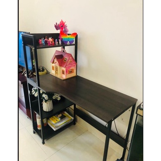 professionall.gym19🔰Bàn Học Tập,Làm Việc KÈM KỆ SÁCH đa năng tiện lợi mẫu H2010