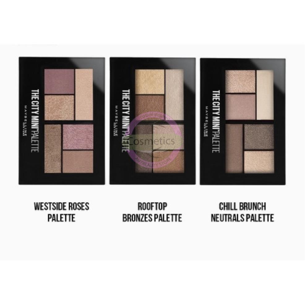 Bảng Phấn Mắt Maybelline New York 6 Màu The City Mini Palette 6.1g