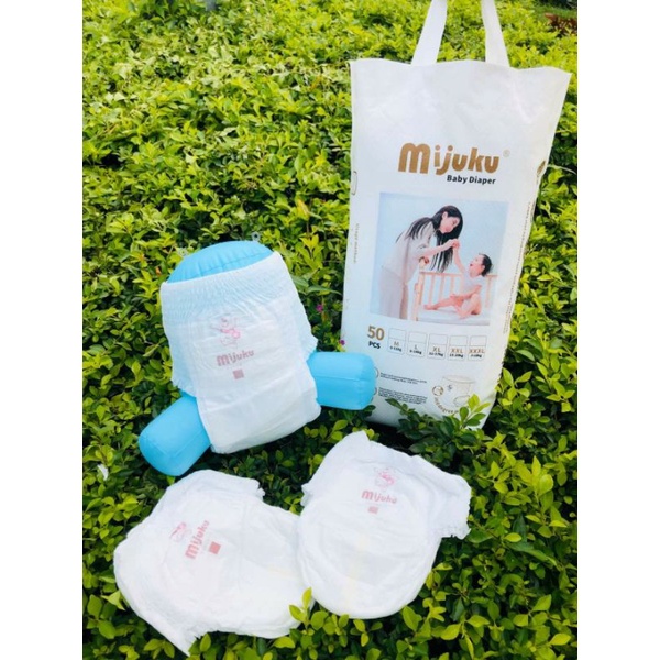 Bỉm,tã quần Mụuku đủ size bịch 50 miếng M50/L50/XL50/XXL50/XXXL50