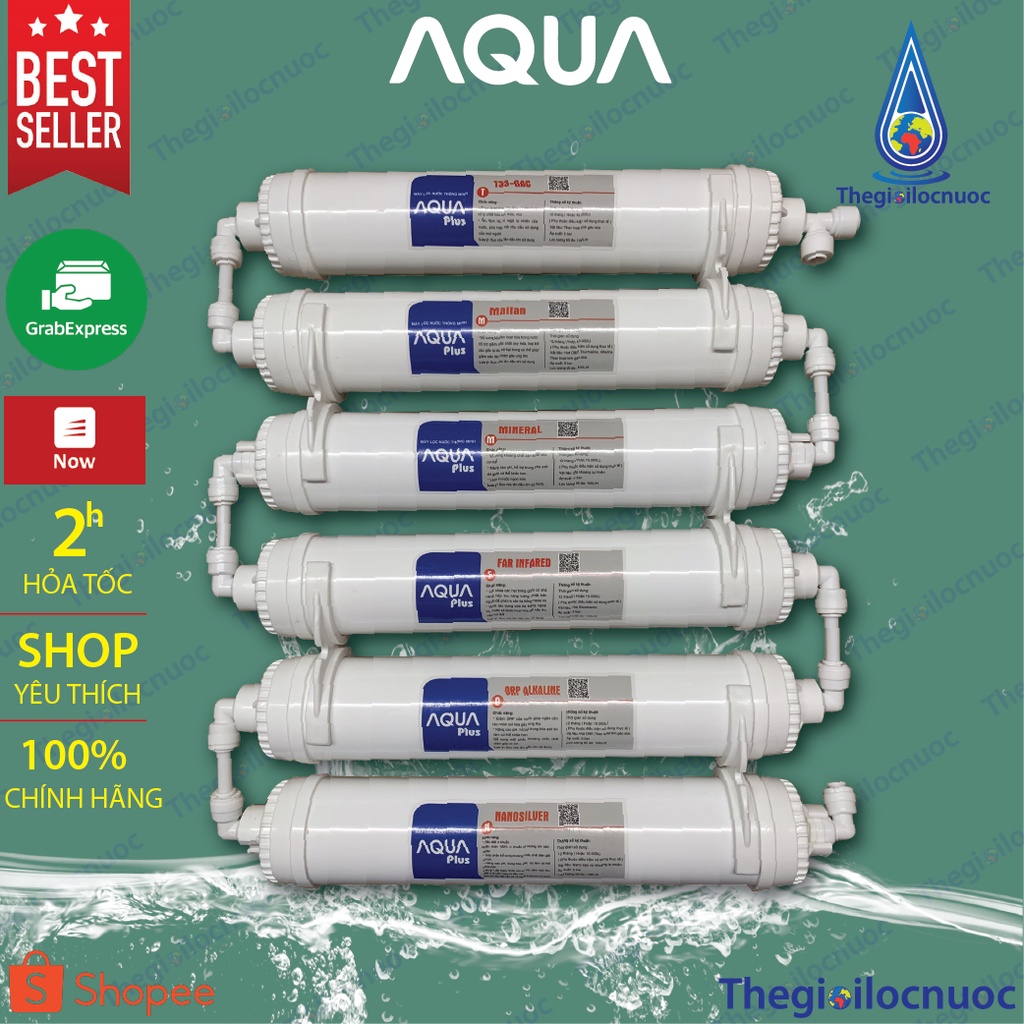 Bộ lõi chức năng Aqua 5678910 Trắng (thời gian thay thế 12 tháng)