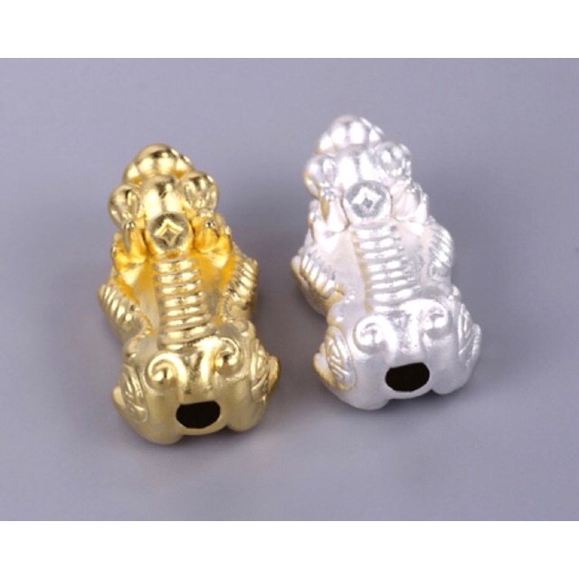 KHO SỈ  Charm tỳ Hưu bạc cõng kim tiền - Hàng bạc tốt loại 1 cực đẹp PH302