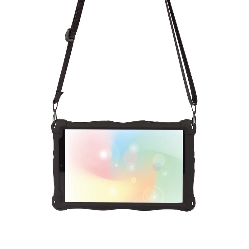 Ốp máy tính bảng silicon có giá đỡ và dây đeo dành cho Samsung Galaxy Tab A7 Lite 2021 8.7 Inch T220 T225