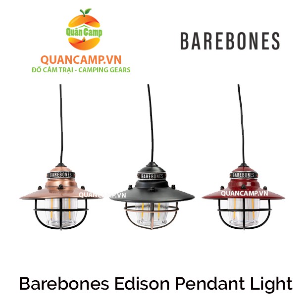 Đèn pin cắm trại Barebones Edison Pendant Light