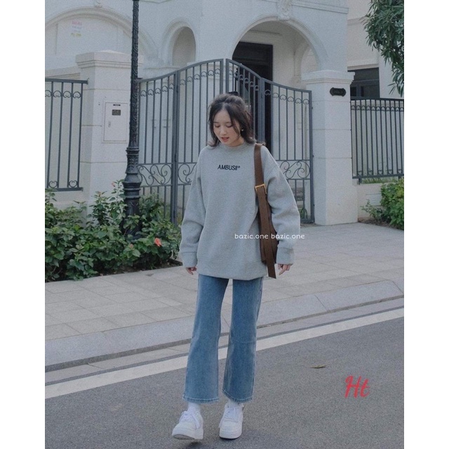 Áo swearter nỉ cotton Ambusi H2A