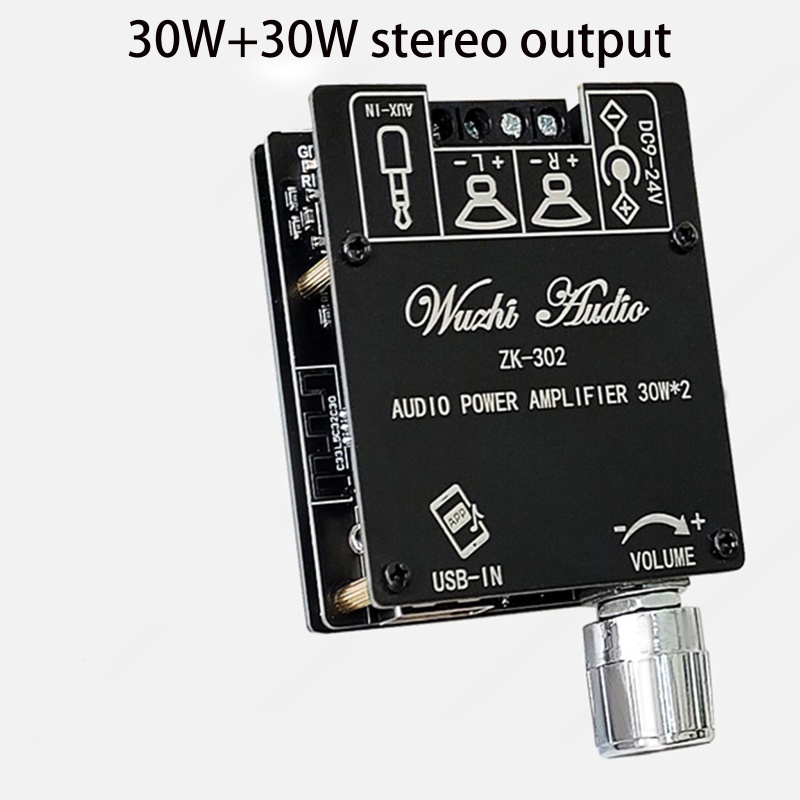 Bảng Mạch Khuếch Đại Âm Thanh zzz ZK-302 2.0CH 30W + 30W Chất Lượng Cao
