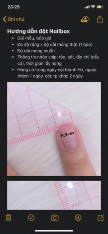 Móng giả theo yêu cầu