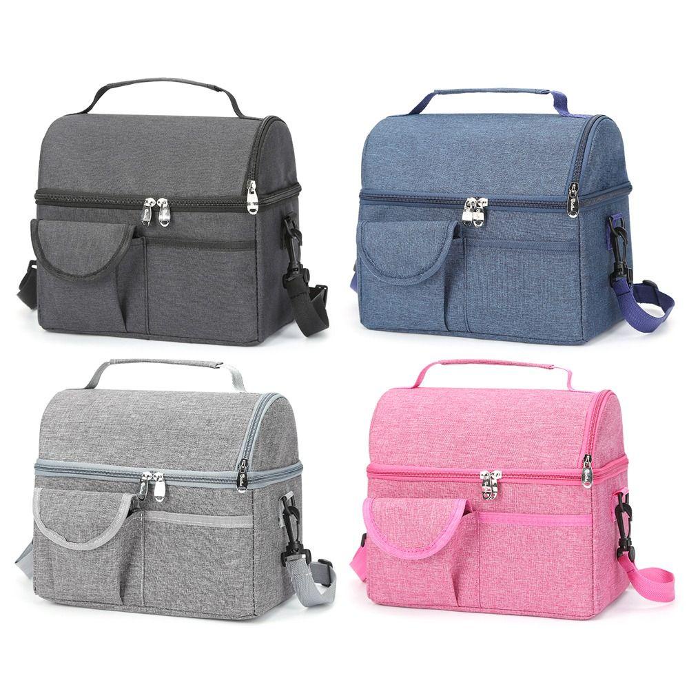 Túi Đựng Hộp Cơm Trưa Giữ Nhiệt Chống Thấm Nước Dung Tích 8.4L Tiện Dụng Mang Theo