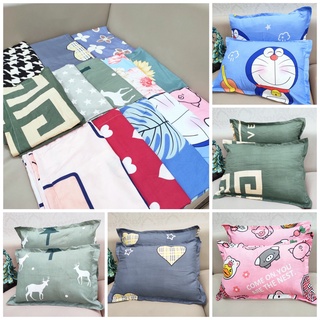 Vỏ gối đầu Vỏ gối nằm 45x65 cotton cao cấp Được chọn mẫu